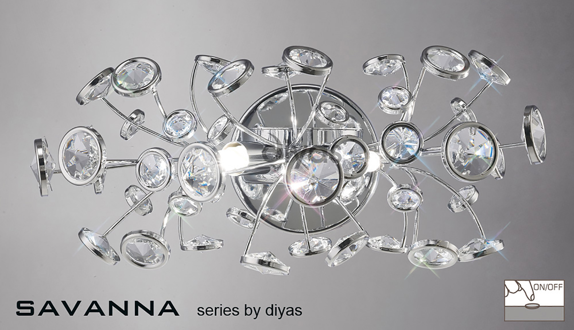 Savanna Crystal Wall Lights Diyas Modern Crystal Wall Lights Savanna Crystal Wall Lights Diyas Modern Crystal Wall Lights